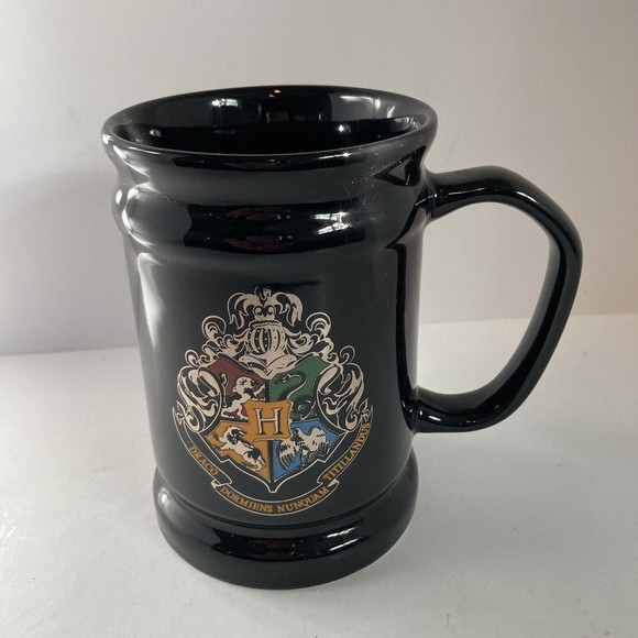 HARRY POTTER Hogwarts Crest Coffee Tea Cup Mug Disney Universal Studios 15 oz - Picture 9 of 16